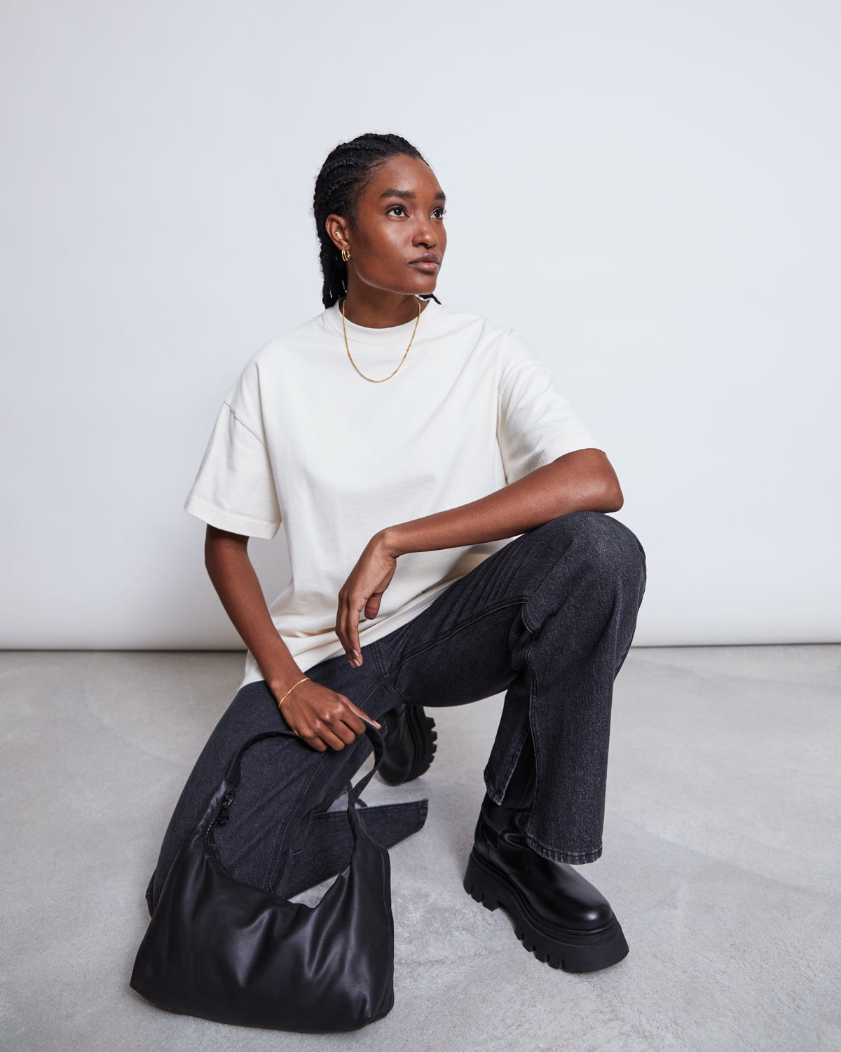 JAN|N JUNE SELENE Jeans, faded black