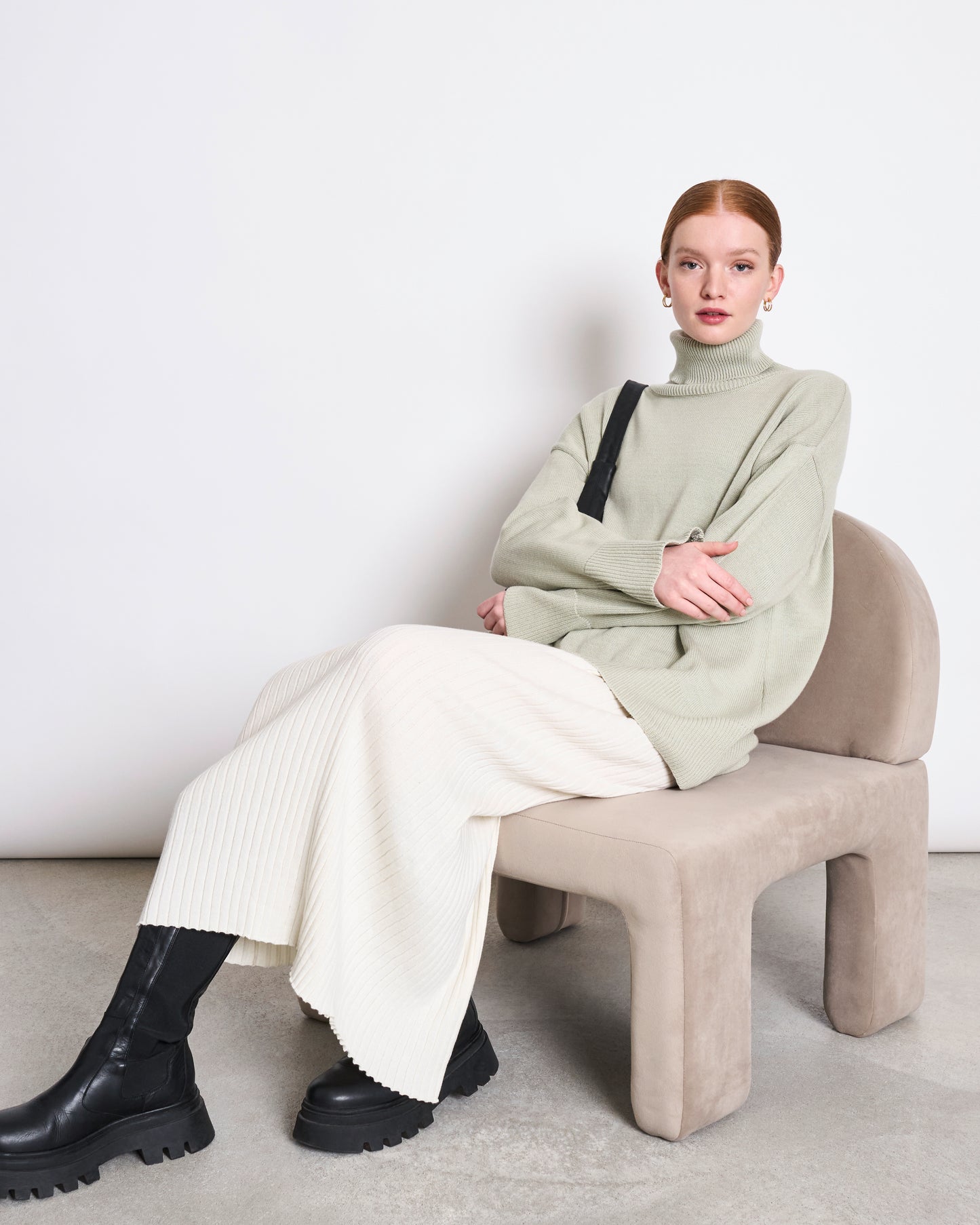 JAN|N JUNE MUA Rollkragen, vintage lace