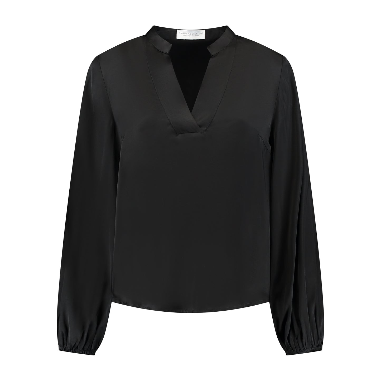 AMAYA AMSTERDAM VIOLET Bluse, schwarz