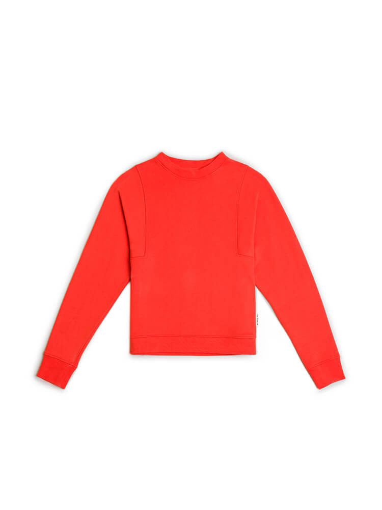 BLEED DOLMAN Pullover, orange rot
