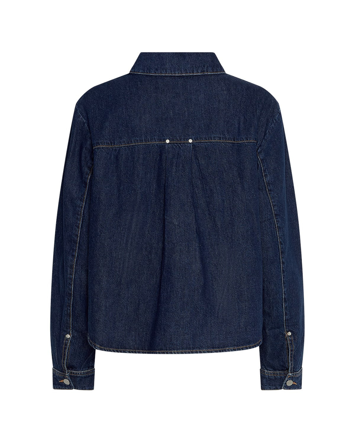 MSCH ADNA Bluse, dark blue wash