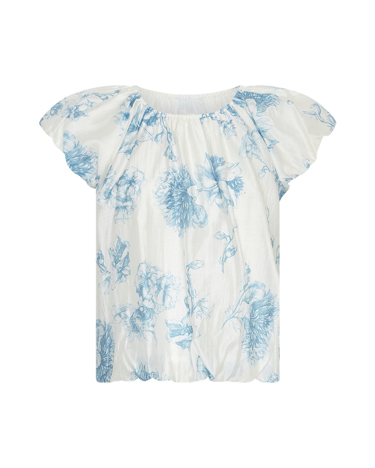 MSCH EVANGELIA Bluse, blue flower