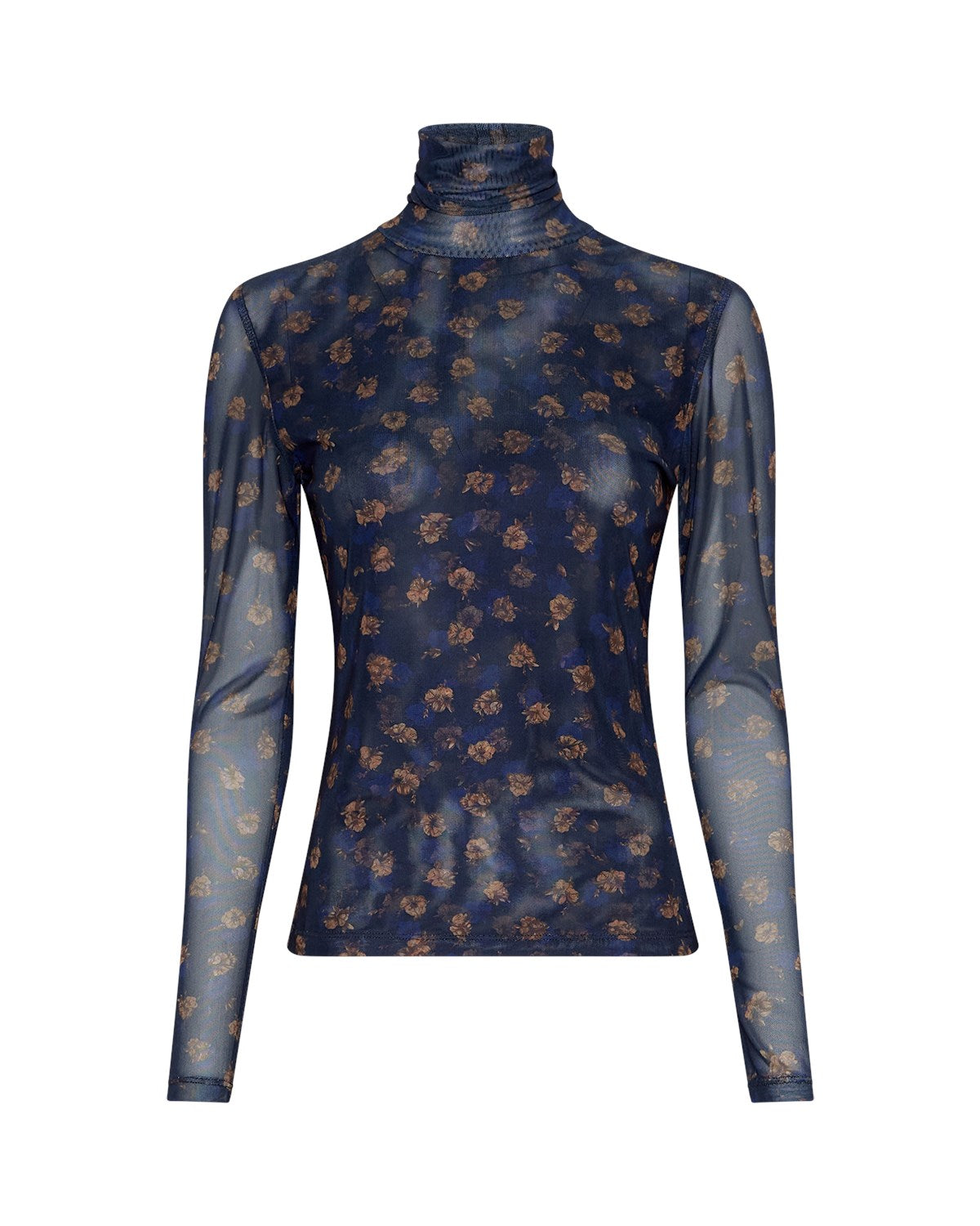 MSCH GINIE Top, mari blue flower