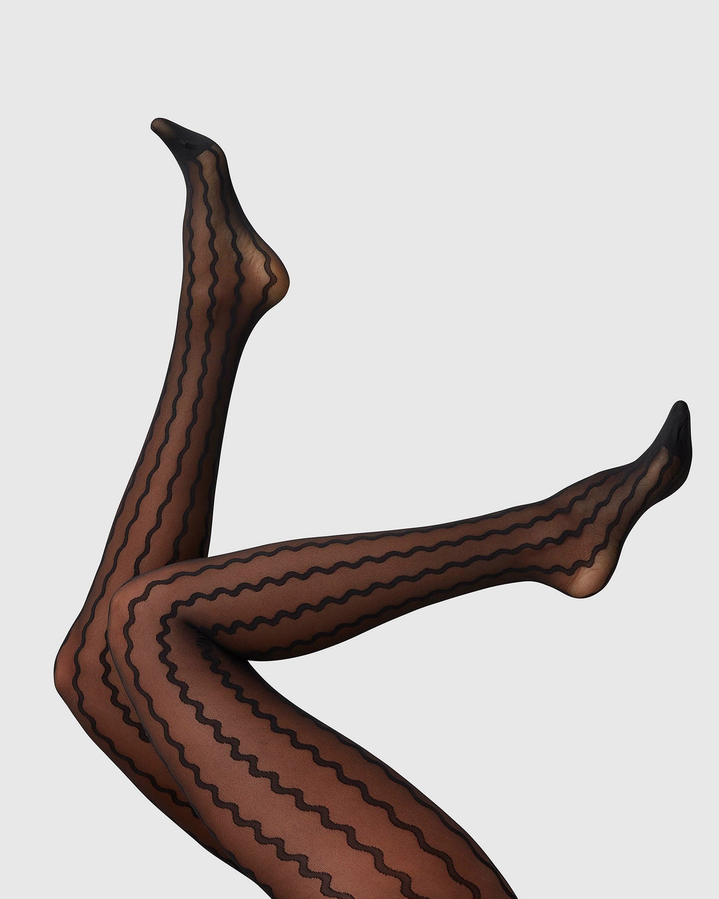 SWEDISH STOCKINGS LEA WAVE Strumpfhose, schwarz