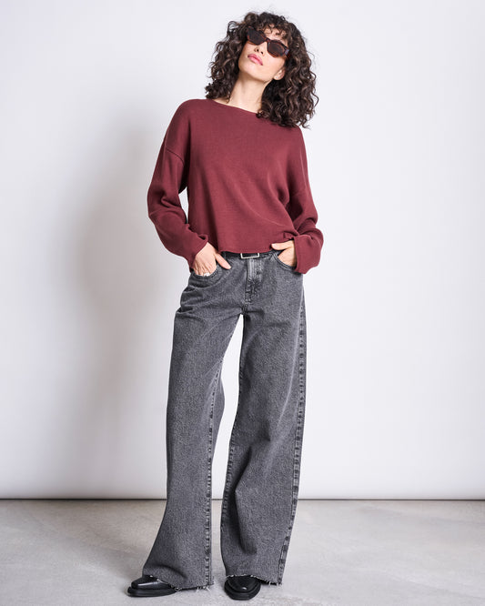 JAN|N JUNE SUNNY Jeans, dunkelgrau