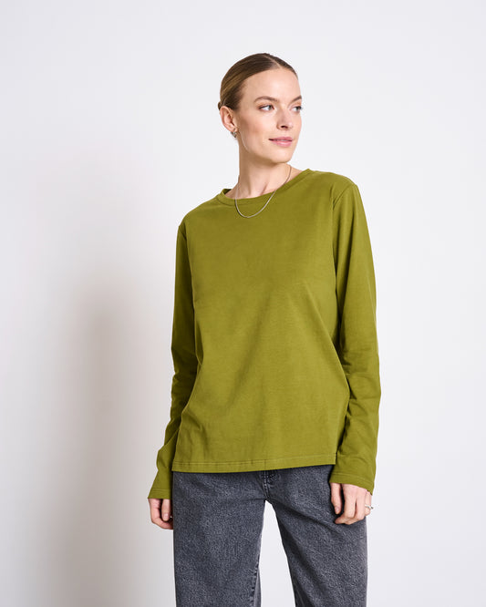 JAN|N JUNE BOY Longsleeve, woody olive