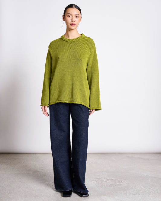 JAN|N JUNE SONA Pullover, mossy pear