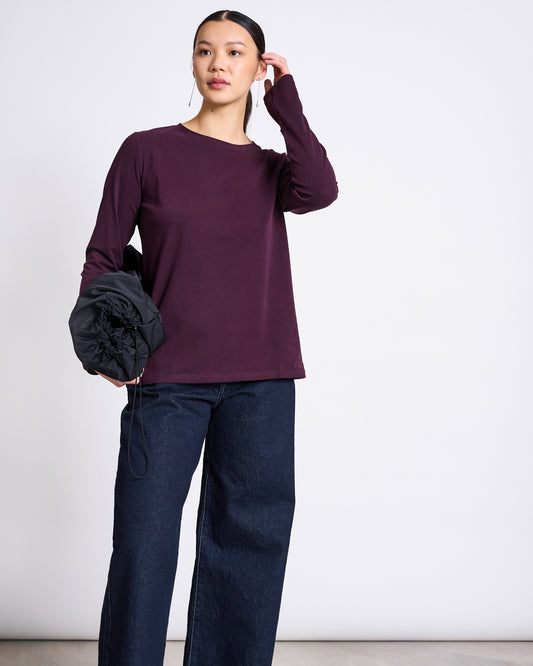 JAN|N JUNE BOY Longsleeve, cherry lacquer