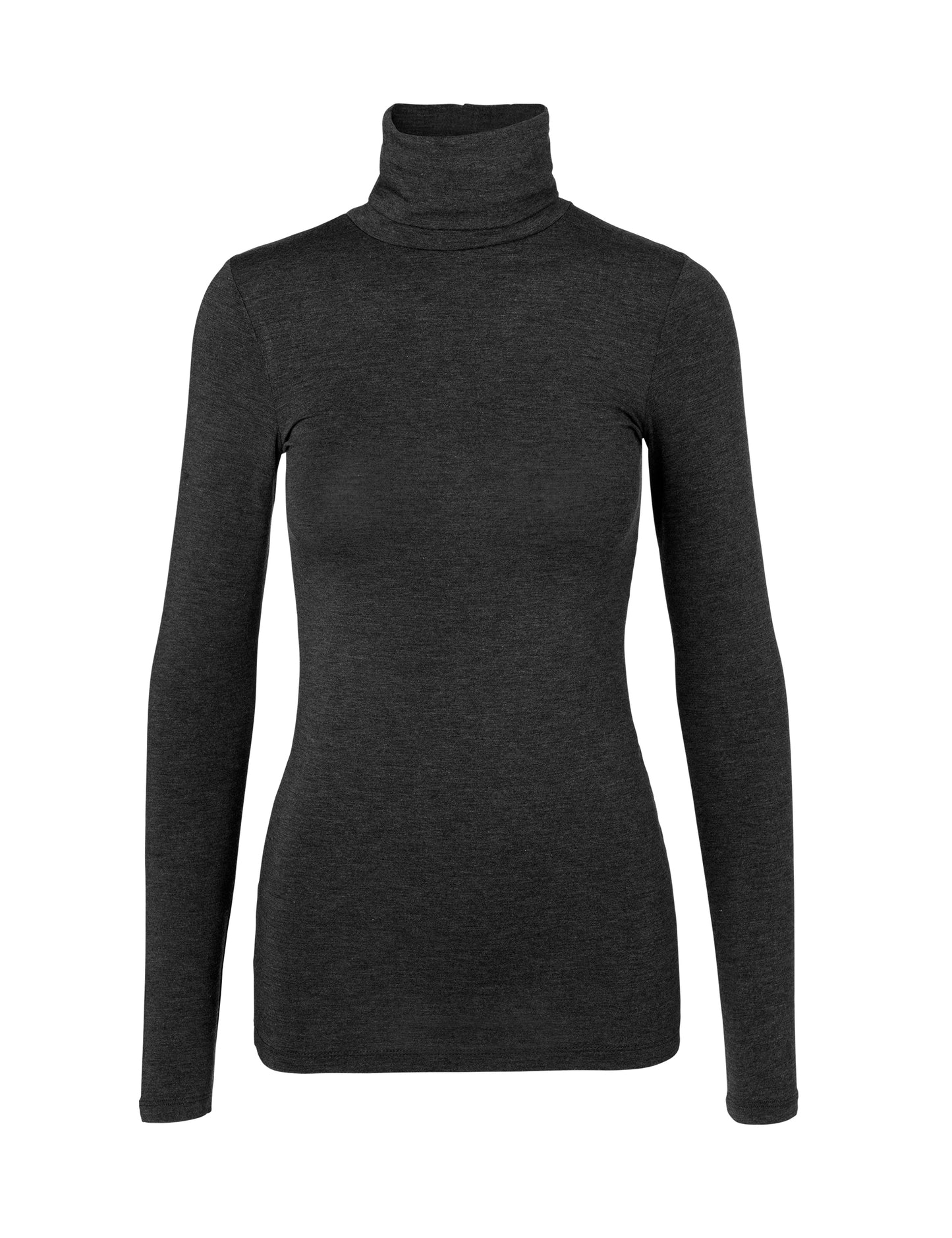 MBYM INA Rollkragen, dark grey melange