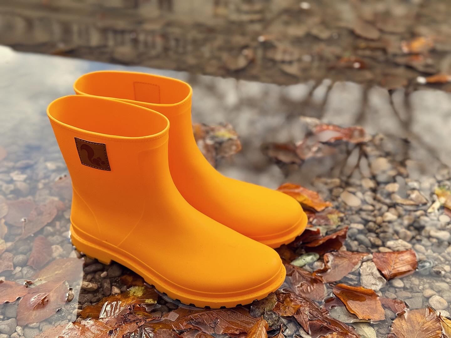 THIES ® BIO RAINBOOT Gummistiefel, orange