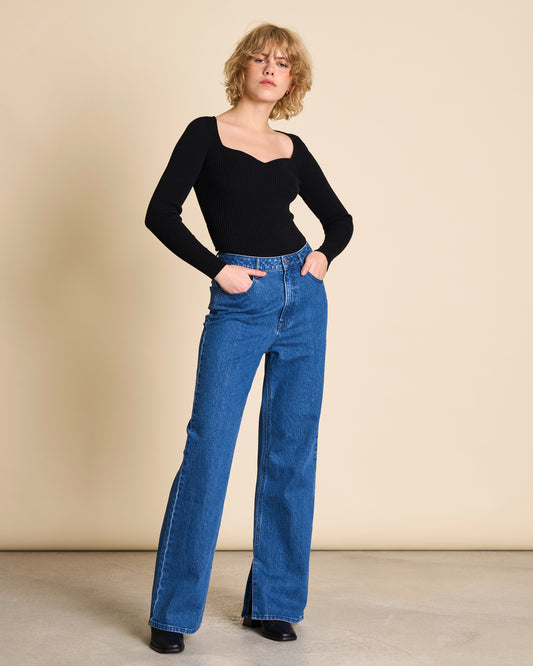 JAN|N JUNE SELENE Jeans, mid blue