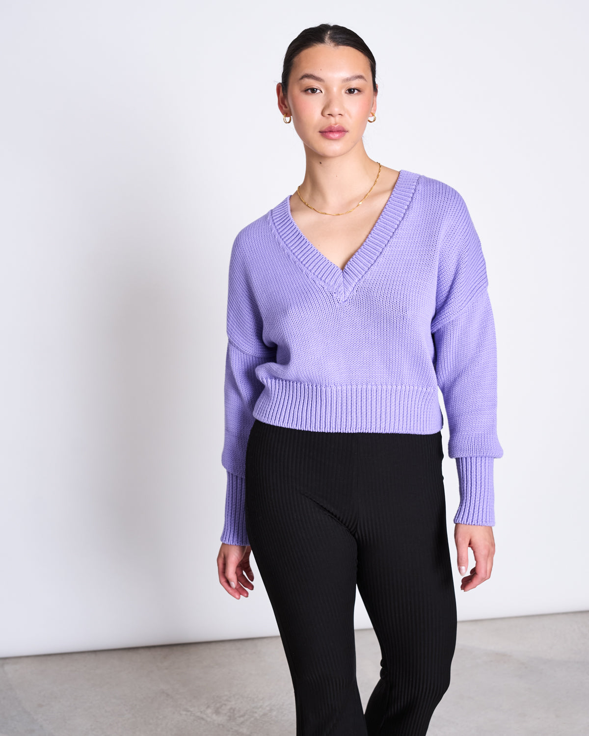 JAN|N JUNE LUZ Pullover, lilac