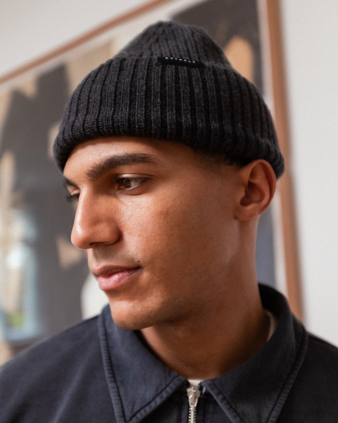 ROTHOLZ CLASSIC RIBBED Mütze, warm anthracite
