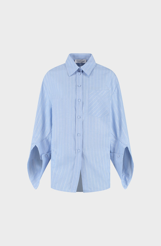AMAYA AMSTERDAM JODI Bluse, hellblau