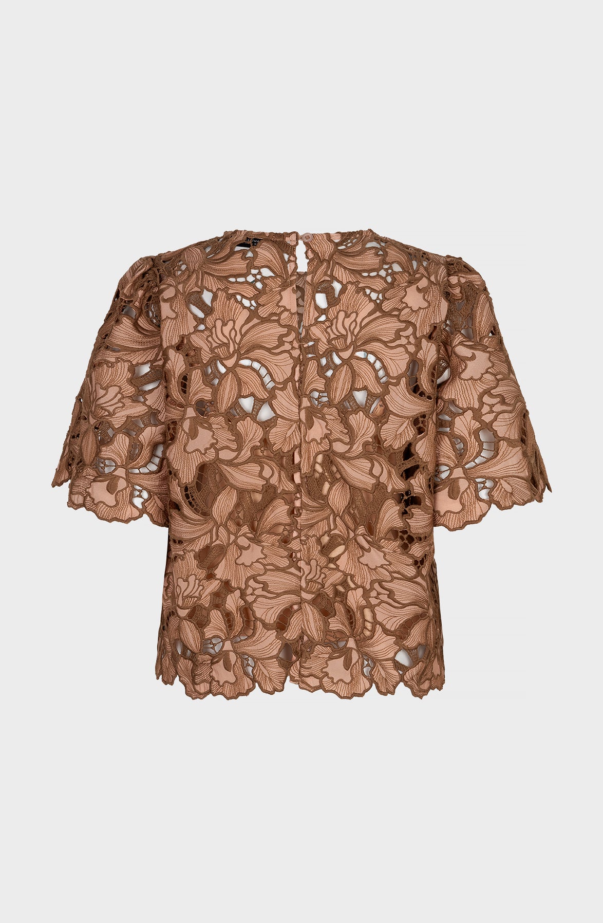 AMAYA AMSTERDAM MEGGAN Bluse, rosa/ beige