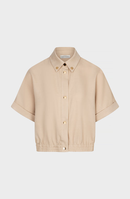 AMAYA AMSTERDAM SAM Bluse, beige