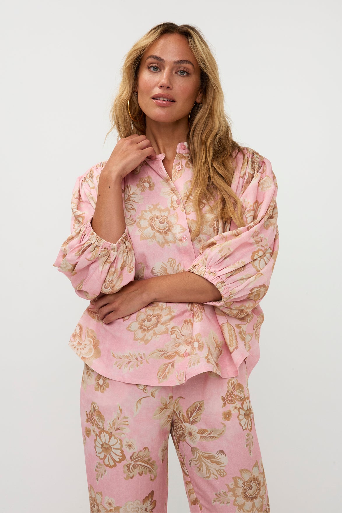 AMAYA AMSTERDAM JUNO Bluse, rosa