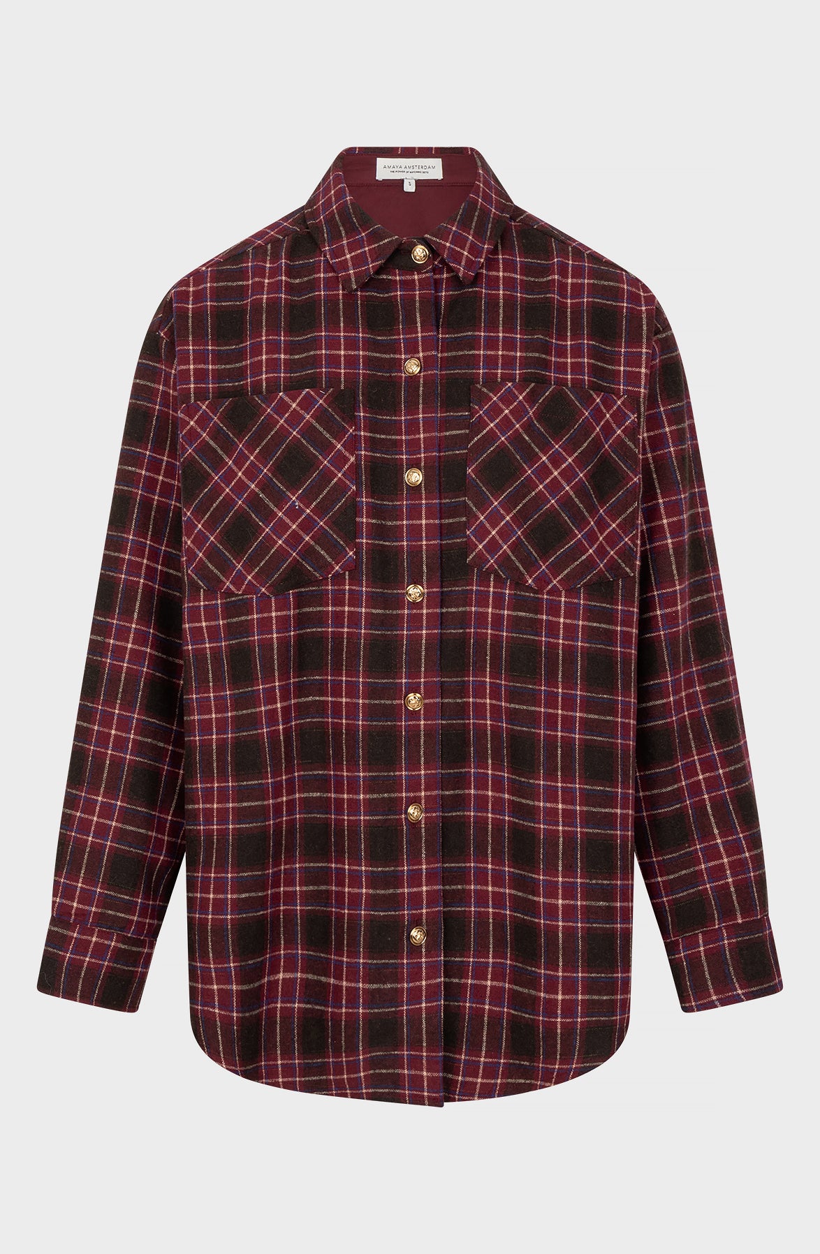 AMAYA AMSTERDAM THE MUSE BLOUSE Bluse, aubergine