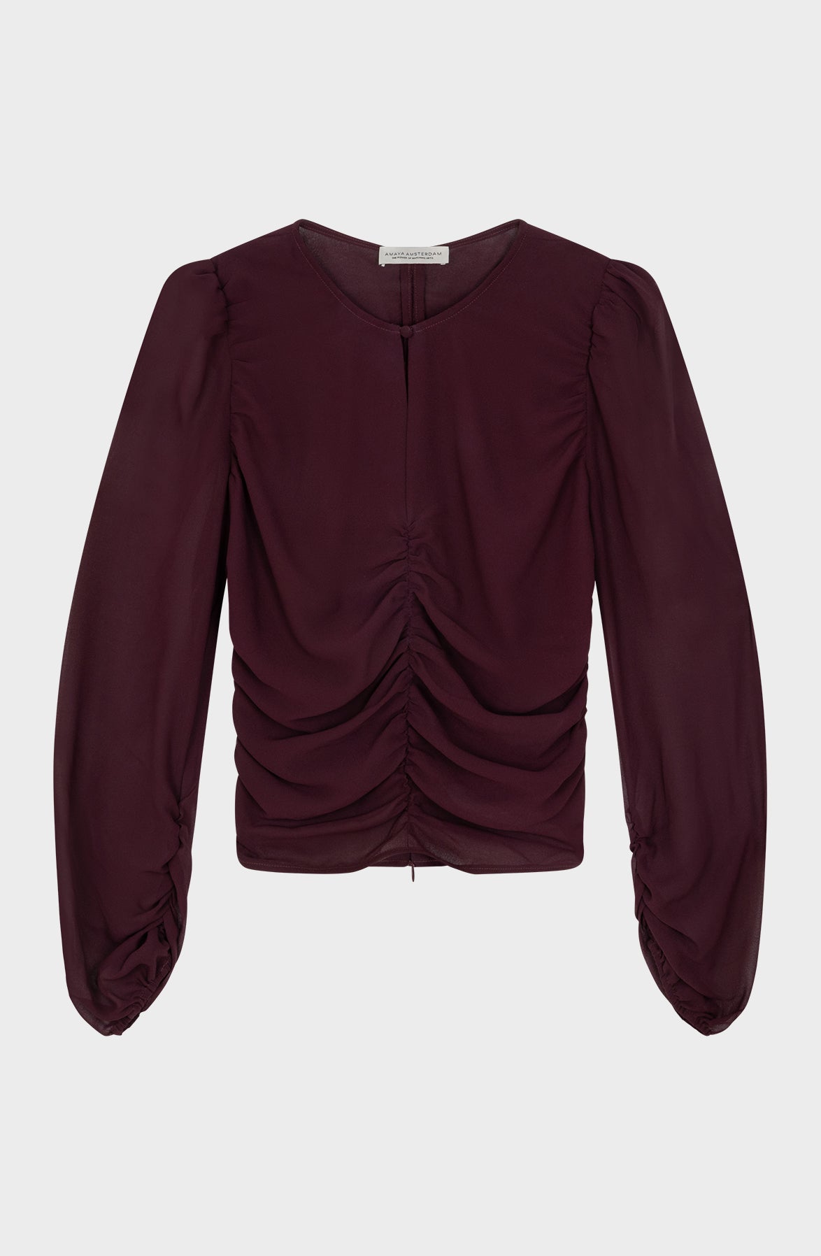 AMAYA AMSTERDAM ICY Bluse, aubergine