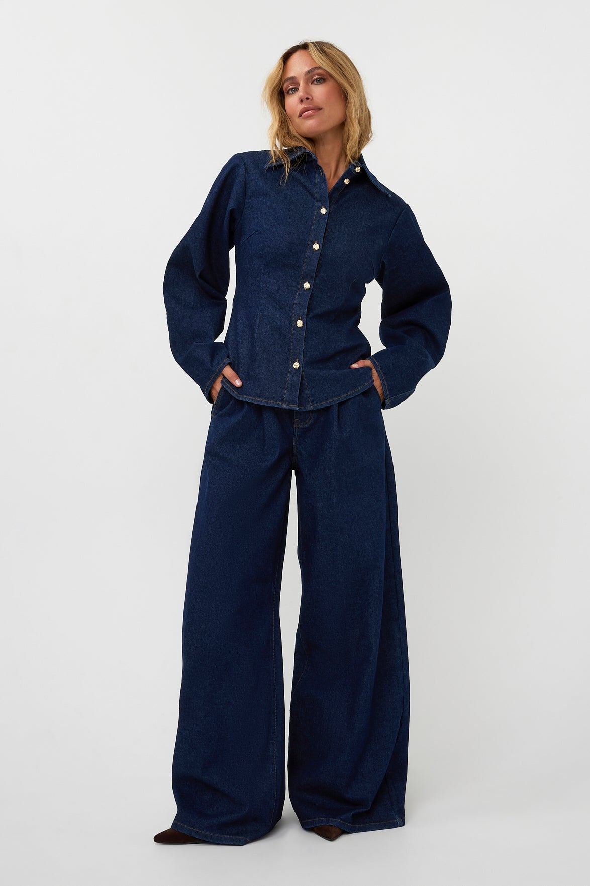 AMAYA AMSTERDAM LOUI Bluse, denim