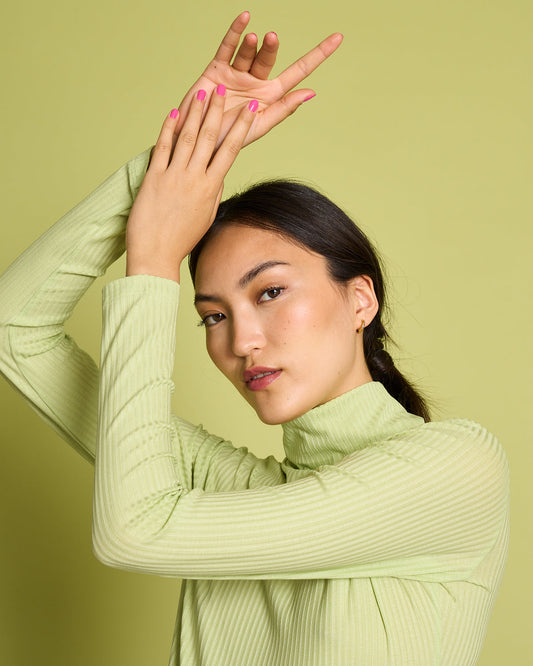 JAN|N JUNE MIO Turtleneck, matcha