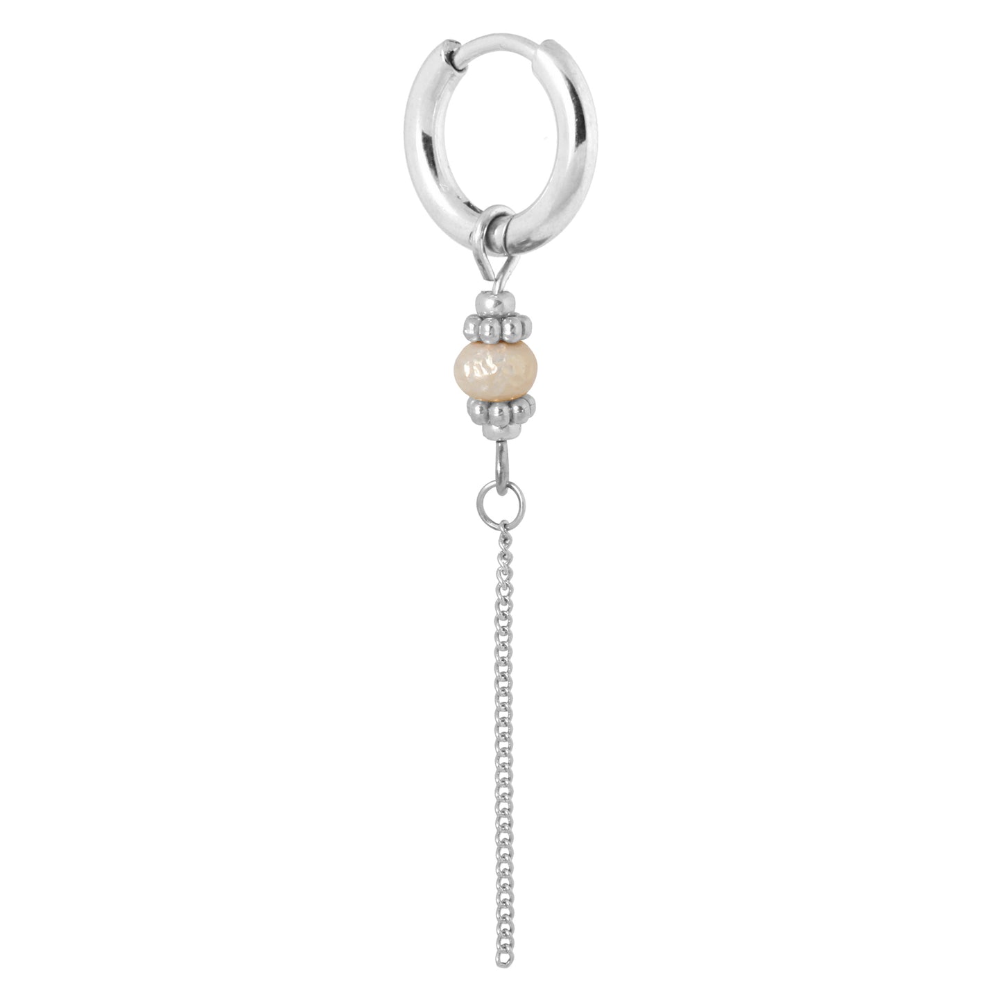 LABEL KIKI CLOUDY Hoop, silber