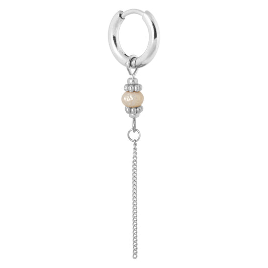 LABEL KIKI CLOUDY Hoop, silber
