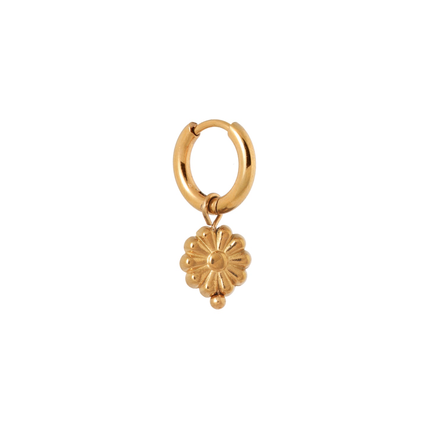 LABEL KIKI GOLDEN BLOON Hoop, gold