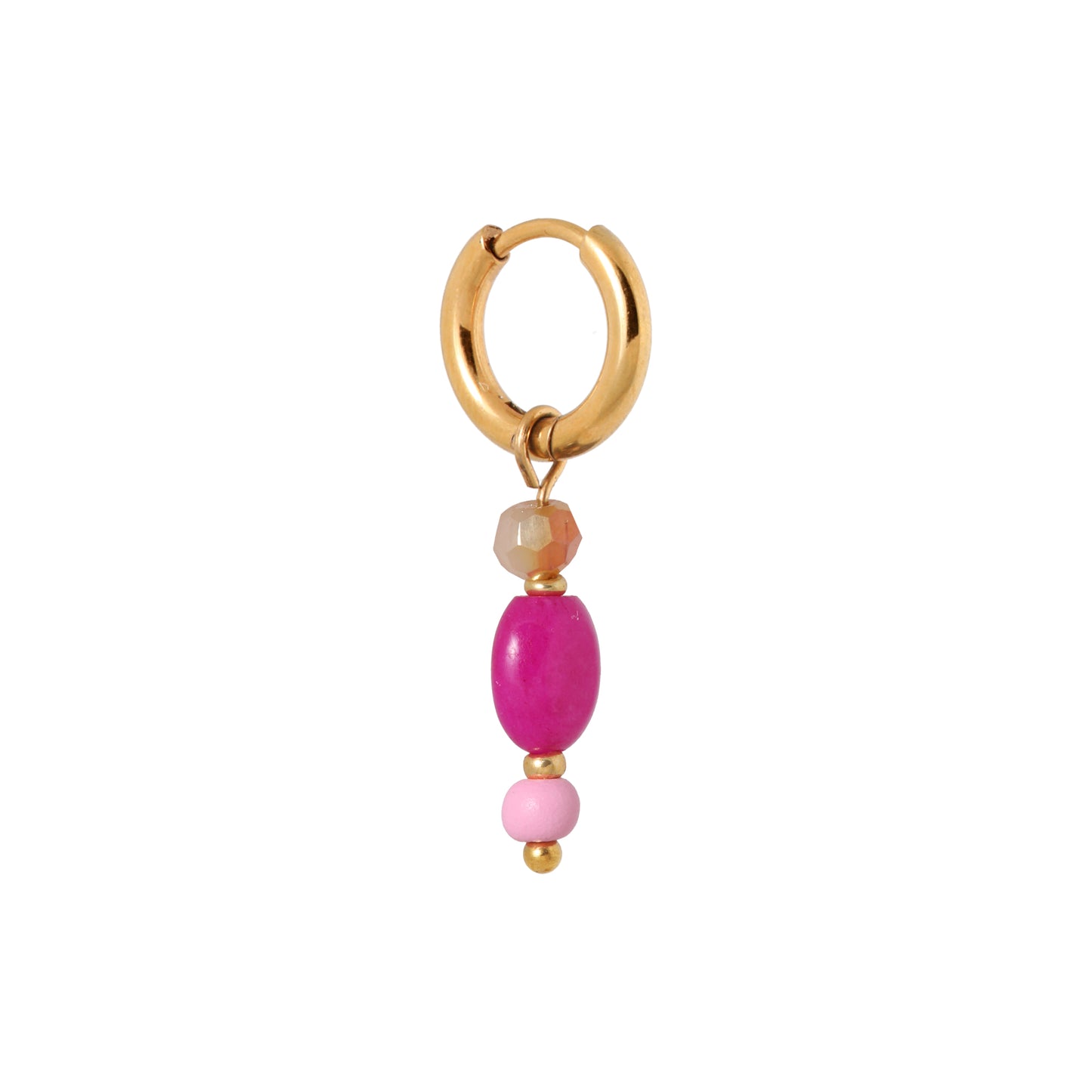 LABEL KIKI IBIZA PINK Hoop, gold