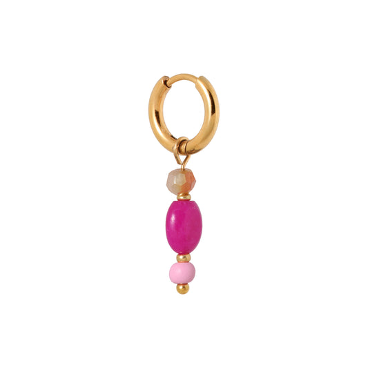 LABEL KIKI IBIZA PINK Hoop, gold