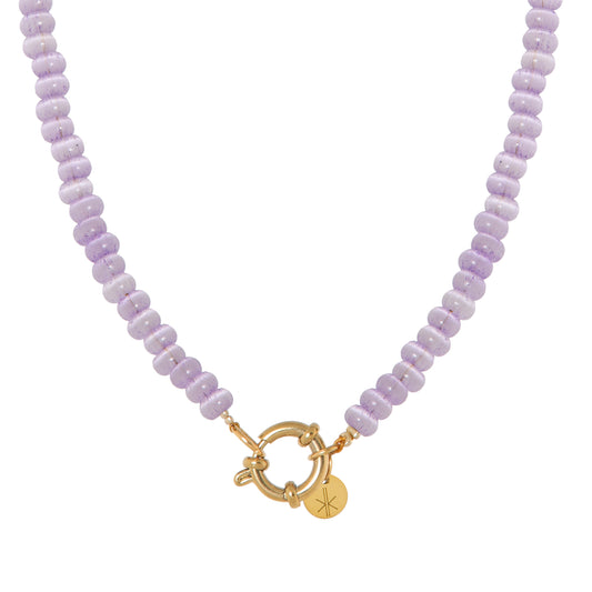 LABEL KIKI MINI PURPLE Kette, gold
