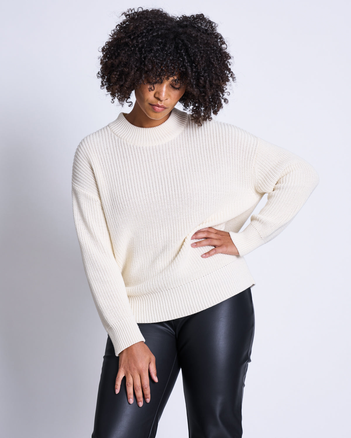 JAN|N JUNE SOHO Strickpullover, offwhite