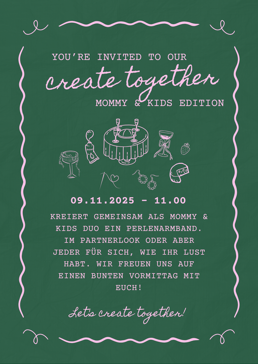 09.11.2025 11.00h CREATE TOGETHER - mommy & kids edition (ab 5 Jahre)