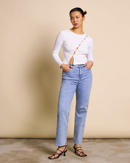 JAN|N JUNE ALBA Jeans, light blue