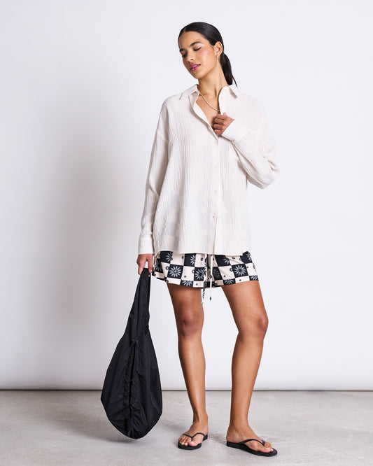 JAN|N JUNE SKUR Bluse, offwhite