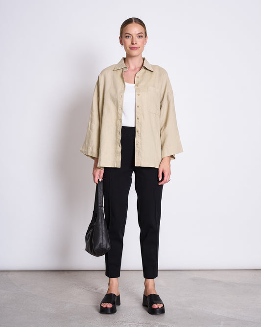 JAN|N JUNE MONS Bluse, sand