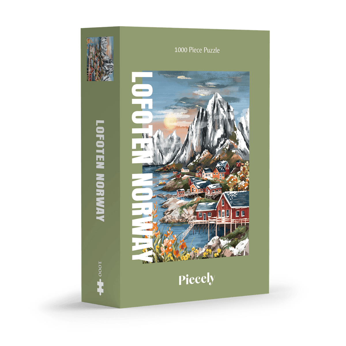 PIECELY PUZZLES LOFOTEN NORWAY Puzzle, 1000 Teile
