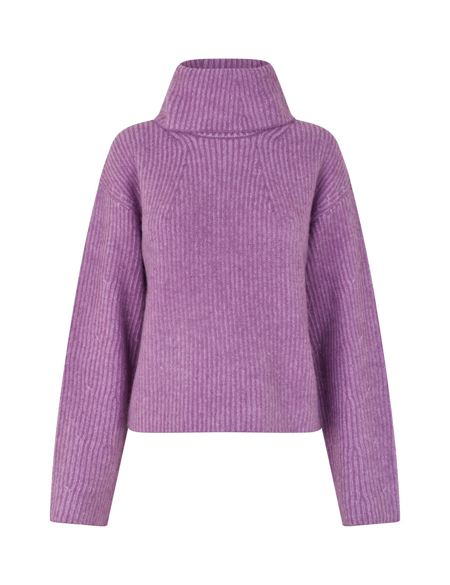 MBYM KEMINA Rollkragenpullover, gentle violet stripe