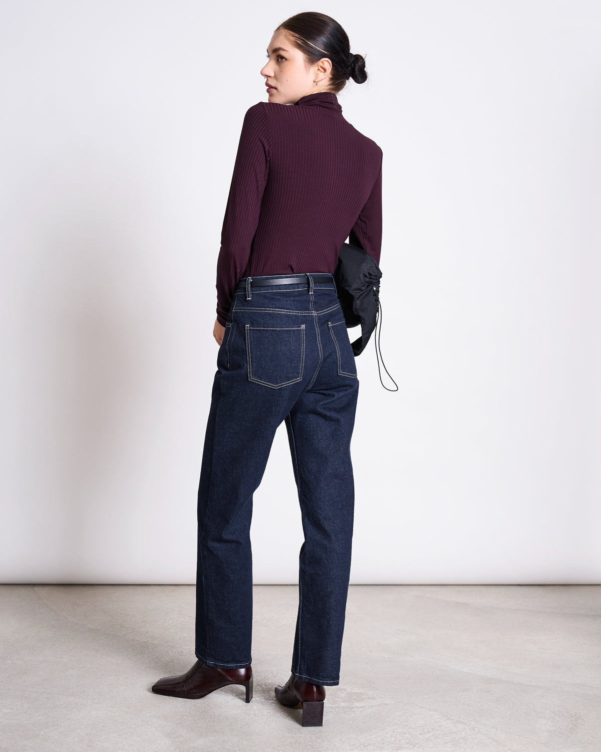 JAN|N JUNE MIO Turtleneck, cherry lacquer