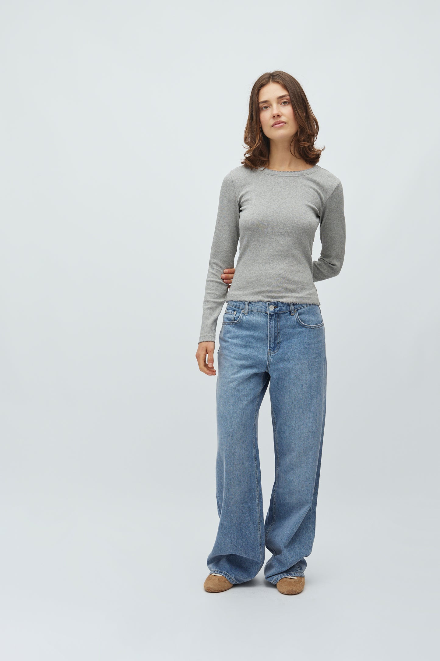 MBYM OTIS Longsleeve, grey melange