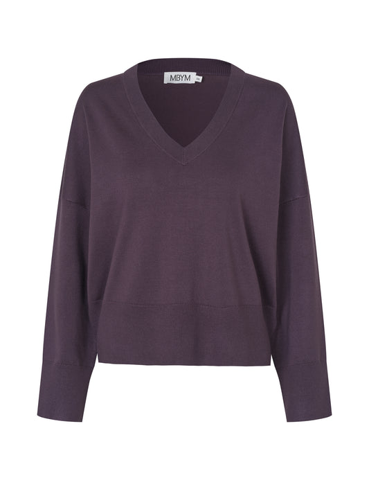 MBYM GILLIAN Pullover, deep purple
