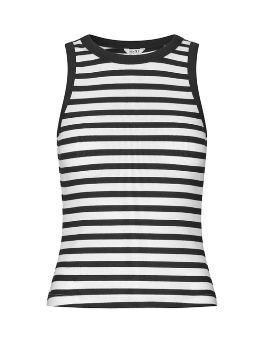 MBYM JAXSON Top, schwarz weiß