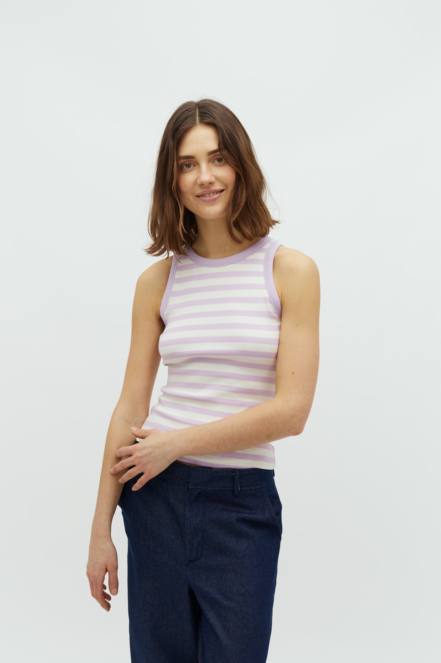 MBYM JAXSON Top, orchid weiß