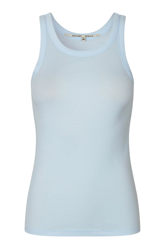 SECOND FEMALE ELVILDA Tank Top, hellblau