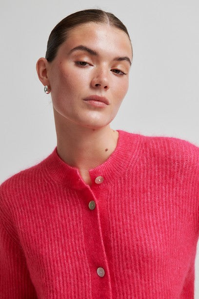 SECOND FEMALE ANDREA Cardigan, raspberry sorbet