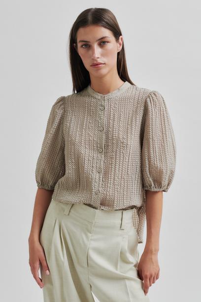 SECOND FEMALE TASCHA Bluse, beige