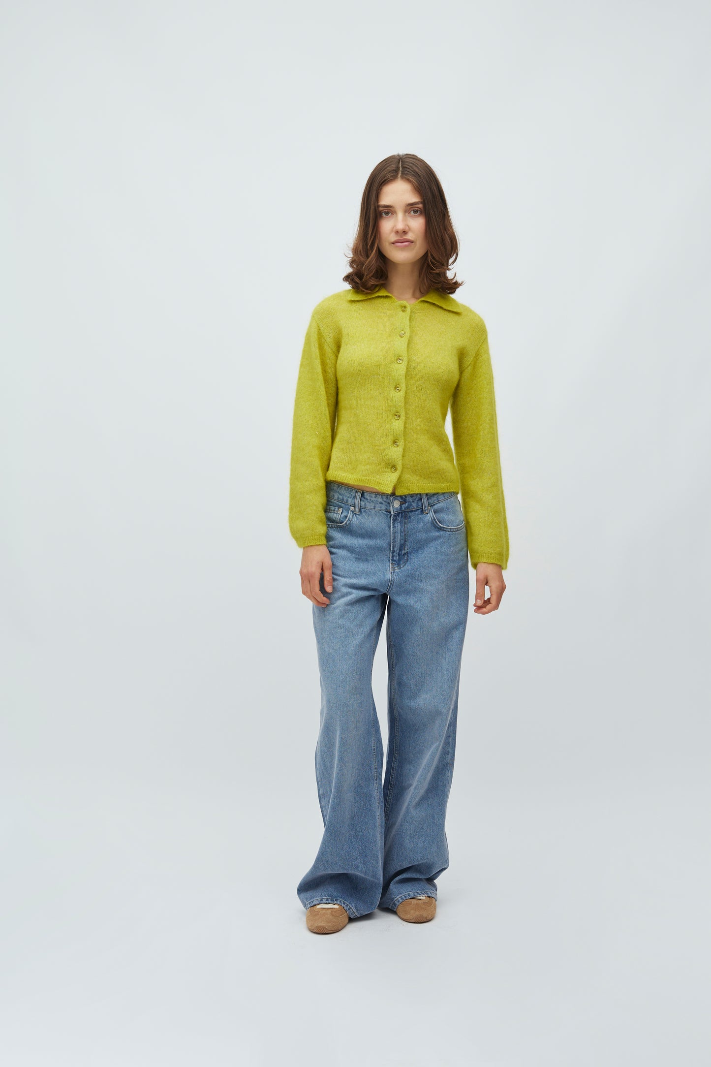 MBYM TOMIE Cardigan, light pear