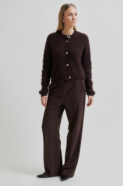 SECOND FEMALE FIQUE Hose, chocolate plum