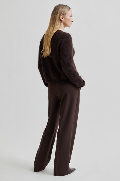 SECOND FEMALE FIQUE Hose, chocolate plum