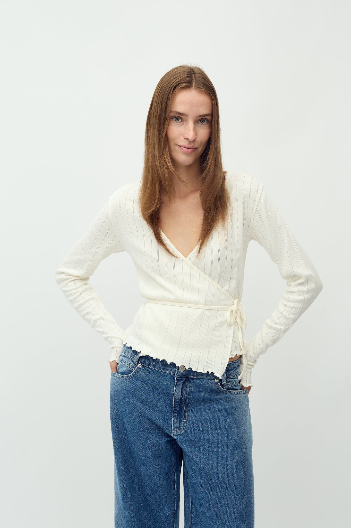 MBYM KACELAN Cardigan, weiß